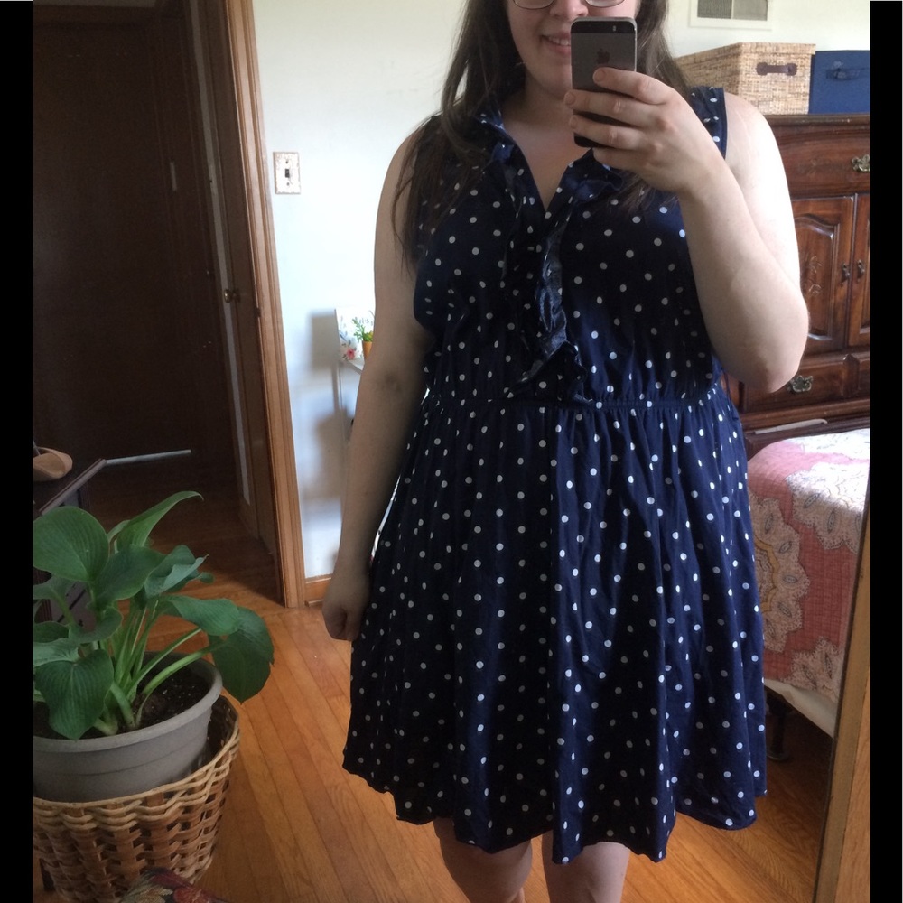 Retro Polka Dot Dress